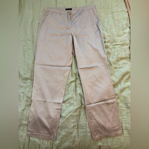 Lafayette 148 New York Pants Womens‎ Size 10 Beige Shiny Office